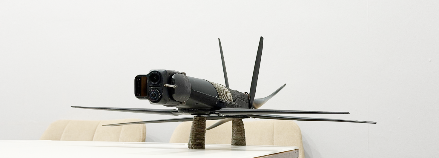 Printed composite aerospace drone fuselage, wings, and propeller