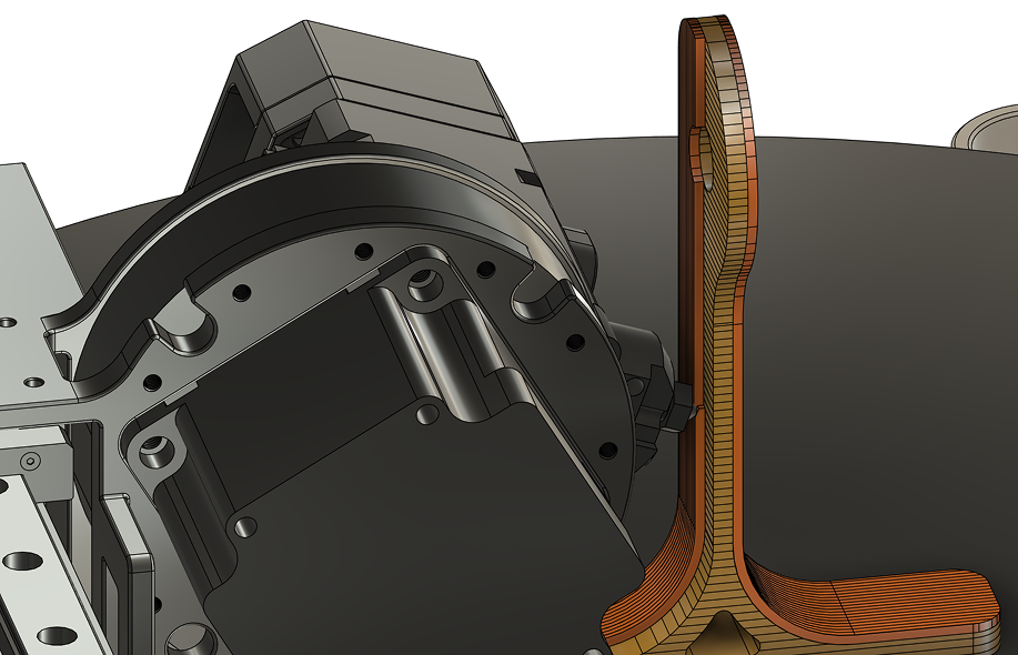 Printhead building reinforcement layers